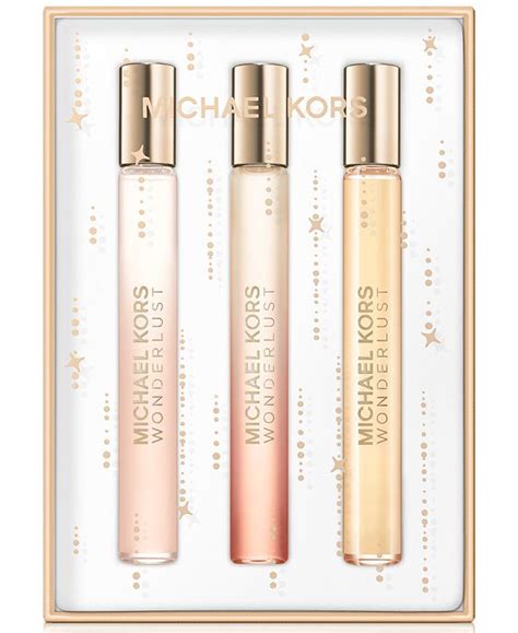 michael kors wonderlust purse spray gift set|Michael Kors perfume sample set.